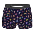 thumbnail image 1 of Salouo Colorful Insects Print Men's Boxer Briefs,Breathable Underwear Elastic Waistband Briefs for Men -XX-Large, 1 of 8