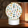 thumbnail image 1 of Salouo Colorful Insects for Round Acrylic Night Light - Acrylic Sheets with LED Light Lamp Base - Decorative Night Lamp for Restaurant Bar Cafe Shop Room Decoration, 1 of 9