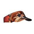 thumbnail image 1 of Salouo Colorful Leaf Chihuahua Pattern Sport Sun Visor Hats,1-Piece of Adult Sunscreen Visor Cap Adjustable Sun Hat for Outdoor Activities Fits for Women and Men (One Size), 1 of 6