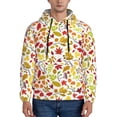 thumbnail image 1 of Salouo Colorful Leaves Pattern Men's Fall Hoodie Sweatshirt,Sport Hoodie with Pockets for Men Pullover Casual Hooded Sweatshirt-Medium, 1 of 7
