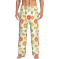 thumbnail image 1 of Salouo Colorful Lemons Print Pajama Pants for Men, Lounge Pants Elastic Waistband Casual Men's sleepwear Loungewear Sleep Pajama Pant -X-Large, 1 of 7