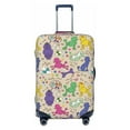 thumbnail image 1 of Salouo Colorful Poodle Dog Pattern Travel Dust-proof Suitcase Cover, Softside Suitcase Protector Luggage Cover Protector for 18-32inch ,Not Included Suitcase, 1 of 8