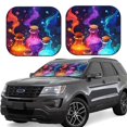 thumbnail image 1 of Salouo Colorful Potion Bottles Magic Pattern Car Windshield Sun Shade Foldable | Front Windshield Shade for Sun, Heat and UV Rays | Interior Sun Protection-Small, 1 of 6