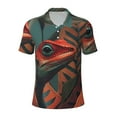 thumbnail image 1 of Salouo Colorful Reptile And Leaves for Men's Short Sleeve Polo Shirts,Polo Shirts for Men Performance Short Sleeve Golf Shirt Athletic Casual Collared T-Shirt-Medium, 1 of 8