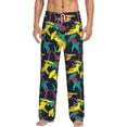 thumbnail image 1 of Salouo Colorful Sharks Print Pajama Pants for Men, Lounge Pants Elastic Waistband Casual Men's sleepwear Loungewear Sleep Pajama Pant -Medium, 1 of 7