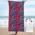 thumbnail image 1 of Salouo Colorful Snake Pattern 1 Pack Bath Towel, Quick Drying Towels Premium Towels for for Body, Sport, Yoga, SPA, Fitness-31.5"x63", 1 of 8