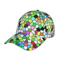 thumbnail image 1 of Salouo Colorful Tie Dye Stained Glass for Unisex-Adult Baseball Cap Golf Dad Hat Outdoor Cap Mountain Dad Hat Adjustable Fit Sports Hat for Men & Women, 1 of 6
