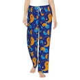 thumbnail image 1 of Salouo Colorful Yin Yang Print Women's Pajama Pants Casual Loose Sweatpants PJs Flowy Pants Drawstring Palazzo for Women Wide Leg Pants Lounge Pajama -X-Large, 1 of 8