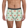 thumbnail image 1 of Salouo Colorful polka dots bow Print Men's Boxer Briefs,Breathable Underwear Elastic Waistband Briefs for Men-X-Large, 1 of 5