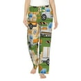 thumbnail image 1 of Salouo Construction Machinery1 Print Women's Pajama Pants Casual Loose Sweatpants PJs Flowy Pants Drawstring Palazzo for Women Wide Leg Pants Lounge Pajama -X-Large, 1 of 8