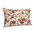 thumbnail image 1 of Salouo Cooking Bbq Pattern Pillow Cases,1PC Pillow Covers with Envelope Closure Decorative Pillow Case for Bed Couch,Pillows Not Included-20"x30", 1 of 6