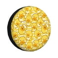 thumbnail image 1 of Salouo Cool Duck With Yellow Strip Print Spare Tire Cover 14-17 inch Spare Tire Protector Universal Tough Tire Wheel Cover for Trailer SUV and Truck-15 inch, 1 of 6