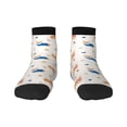 thumbnail image 1 of Salouo Corgi Dog And Heart Pattern Unisex Middle Tube Socks,Middle-Finger Knee High Socks Over The Calf Tube Stocking Crew Stockings for Women and Men Tube Socks, 1 of 8