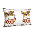 thumbnail image 1 of Salouo Corgi Dog2 Pattern Pillow Cases,1PC Pillow Covers with Envelope Closure Decorative Pillow Case for Bed Couch,Pillows Not Included-14"x20", 1 of 6