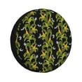 Salouo Corn And Dragonflies Print Spare Tire Cover 1417 inch Spare