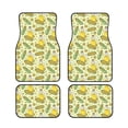 thumbnail image 1 of Salouo Corn And Corn Oil for Car Floor Mat Set of 4–Car Carpet Mats - Car Mats with Anti-Slip Backing & Driver Heel Pad Universal Fit for Cars, Trucks, SUVs, and Vans, 1 of 6