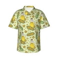thumbnail image 1 of Salouo Corn And Corn Oil for Hawaiian Shirt for Men,Summer Beach Casual Short Sleeve Button Down Shirts Men's Regular-Fit Short-Sleeve Print Shirt -Large, 1 of 6