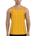 thumbnail image 1 of Salouo Corn Kernels for Men's Tank Tops,Sleeveless Muscle Shirts for Men Quick Dry Workout Tank Top Gym Muscle Tee Fitness Bodybuilding Sleeveless T Shirt-Large, 1 of 7