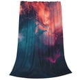 thumbnail image 1 of Salouo Cosmic Paint Swirl Print Bed Blankets,Flannel Blanket Comfortable Air Conditioning Blanket Lightweight Blanket for Sofa Bed Travel & Couch -80"x60", 1 of 8