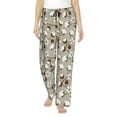 thumbnail image 1 of Salouo Cotton Tree Print Women's Pajama Pants Casual Loose Sweatpants PJs Flowy Pants Drawstring Palazzo for Women Wide Leg Pants Lounge Pajama -X-Large, 1 of 8