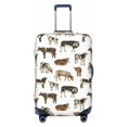 thumbnail image 1 of Salouo Cow Pattern Travel Dust-proof Suitcase Cover, Softside Suitcase Protector Luggage Cover Protector for 18-32inch ,Not Included Suitcase, 1 of 8