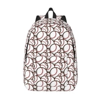 Salouo Cute Baseball for Travel Backpack for Men Women,Casual Laptop Backpack Daypack Business Work Bag for Travel、Hiking、Weekend -Medium