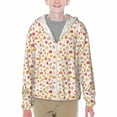 Salouo Cute Cartoon Mushrooms for Teen's Sun Protection Jacket,Full