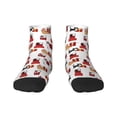 thumbnail image 1 of Salouo Cute Cat And Christmas Gift Pattern Unisex Middle Tube Socks,Middle-Finger Knee High Socks Over The Calf Tube Stocking Crew Stockings for Women and Men Tube Socks, 1 of 8