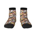 thumbnail image 1 of Salouo Cute Cat Pattern Unisex Middle Tube Socks,Middle-Finger Knee High Socks Over The Calf Tube Stocking Crew Stockings for Women and Men Tube Socks, 1 of 8