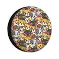 thumbnail image 1 of Salouo Cute Cat Print Spare Tire Cover 14-17 inch Spare Tire Protector Universal Tough Tire Wheel Cover for Trailer SUV and Truck-17 inch, 1 of 6