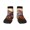 thumbnail image 1 of Salouo Cute Cat Sunflower Pattern Unisex Middle Tube Socks,Middle-Finger Knee High Socks Over The Calf Tube Stocking Crew Stockings for Women and Men Tube Socks, 1 of 8