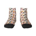 thumbnail image 1 of Salouo Cute Cats Pattern Unisex Middle Tube Socks,Middle-Finger Knee High Socks Over The Calf Tube Stocking Crew Stockings for Women and Men Tube Socks, 1 of 8