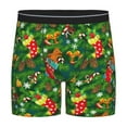 thumbnail image 1 of Salouo Cute Christmas Stocking Bear Pattern Men's Boxer Briefs, Soft & Breathable Underwear Elastic Waistband Briefs for Men,1-Pack, 1 of 7