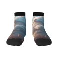 thumbnail image 1 of Salouo Cute Cloud Cat Pattern Unisex Middle Tube Socks,Middle-Finger Knee High Socks Over The Calf Tube Stocking Crew Stockings for Women and Men Tube Socks, 1 of 8