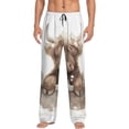 thumbnail image 1 of Salouo Cute Cow Bath Print Pajama Pants for Men, Lounge Pants Elastic Waistband Casual Men's sleepwear Loungewear Sleep Pajama Pant -Medium, 1 of 1