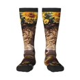 thumbnail image 1 of Salouo Cute Cow Sunflower Crown A Print Women's Men's Ankle Socks 1-pack Casual Athletic Socks for Unisex Adult Moisture-Wicking Socks for Daily Wear/Running/Sport, 1 of 8