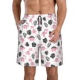 thumbnail image 1 of Salouo Cute Dinosaur Pattern Swim Trunks for Men,Men's Hawaiian Bathing Suit Swimsuits Quick Dry Swimming Board Shorts Beach Shorts with Pockets-X-Large, 1 of 6