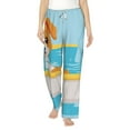 thumbnail image 1 of Salouo Cute Dog In Bath Print Women's Pajama Pants Casual Loose Sweatpants PJs Flowy Pants Drawstring Palazzo for Women Wide Leg Pants Lounge Pajama -Medium, 1 of 8