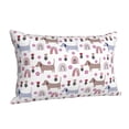 thumbnail image 1 of Salouo Cute Dog Pattern Pillow Cases,1PC Pillow Covers with Envelope Closure Decorative Pillow Case for Bed Couch,Pillows Not Included-16"x24", 1 of 6