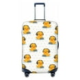 thumbnail image 1 of Salouo Cute Duck With Headphone Pattern Travel Dust-proof Suitcase Cover, Softside Suitcase Protector Luggage Cover Protector for 18-32inch ,Not Included Suitcase, 1 of 8