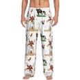 thumbnail image 1 of Salouo Cute Farm Print Pajama Pants for Men, Lounge Pants Elastic Waistband Casual Men's sleepwear Loungewear Sleep Pajama Pant -XX-Large, 1 of 7