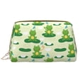 thumbnail image 1 of Salouo Cute Frog1 Pattern Large Cosmetic Bag,Portable Travel Makeup Bag Makeup Brush Organizer Cosmetics Pouch Large Capacity Travel Makeup Case Organizer, 1 of 8