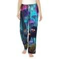 thumbnail image 1 of Salouo Cute Fuzzy Fantasy Creatures Print Women's Pajama Pants Casual Loose Sweatpants PJs Flowy Pants Drawstring Palazzo for Women Wide Leg Pants Lounge Pajama -Medium, 1 of 8