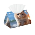 thumbnail image 1 of Salouo Cute Guinea Pig Sea Pattern Long Tissue Box Cover Rectangular–Plus Size Tissue Box Holder Modern LeatheLarge Tissue Holder for Bathroom Car & Office Decor, 1 of 7
