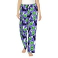 thumbnail image 1 of Salouo Cute Halloween Print Women's Pajama Pants Casual Loose Sweatpants PJs Flowy Pants Drawstring Palazzo for Women Wide Leg Pants Lounge Pajama -X-Large, 1 of 8