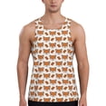 thumbnail image 1 of Salouo Cute Heart Fox Cartoon for Men's Tank Tops,Sleeveless Muscle Shirts for Men Quick Dry Workout Tank Top Gym Muscle Tee Fitness Bodybuilding Sleeveless T Shirt-X-Large, 1 of 7