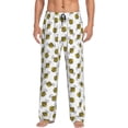 thumbnail image 1 of Salouo Cute Little Bee Print Pajama Pants for Men, Lounge Pants Elastic Waistband Casual Men's sleepwear Loungewear Sleep Pajama Pant -Medium, 1 of 7
