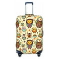 thumbnail image 1 of Salouo Cute Owls Pattern Travel Dust-proof Suitcase Cover, Softside Suitcase Protector Luggage Cover Protector for 18-32inch ,Not Included Suitcase, 1 of 1