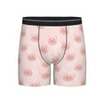 thumbnail image 1 of Salouo Cute Pig Face Pattern Men's Boxer Briefs, Soft & Breathable Underwear Elastic Waistband Briefs for Men,1-Pack, 1 of 7
