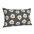 thumbnail image 1 of Salouo Cute Poached Eggs Pattern Pillow Cases,1PC Pillow Covers with Envelope Closure Decorative Pillow Case for Bed Couch,Pillows Not Included-14"x20", 1 of 6